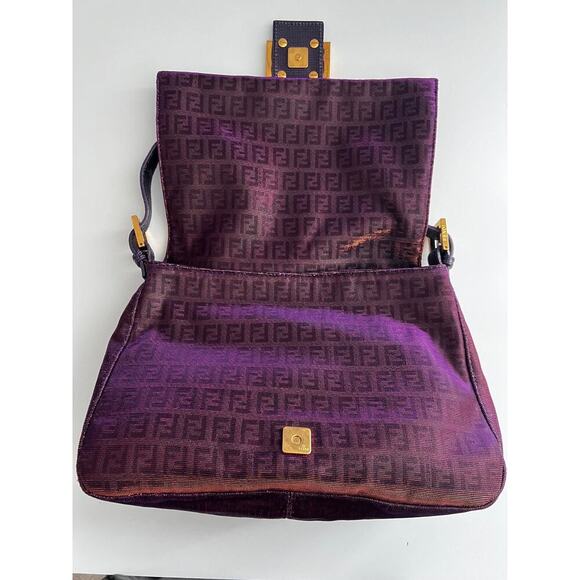 Fendi purple zucchino mamma baguette - Picture 6 of 9